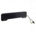 Skilledpower Portable Stereo Sound Bar; Add a Powerful Presentation Speaker to any Laptop Computer SK7271